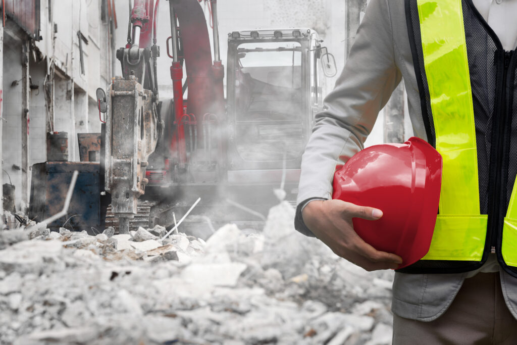 Auf der Baustelle